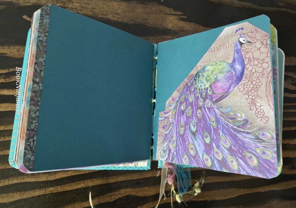 Handmade Teal Hardcover Journal Upcycled Book