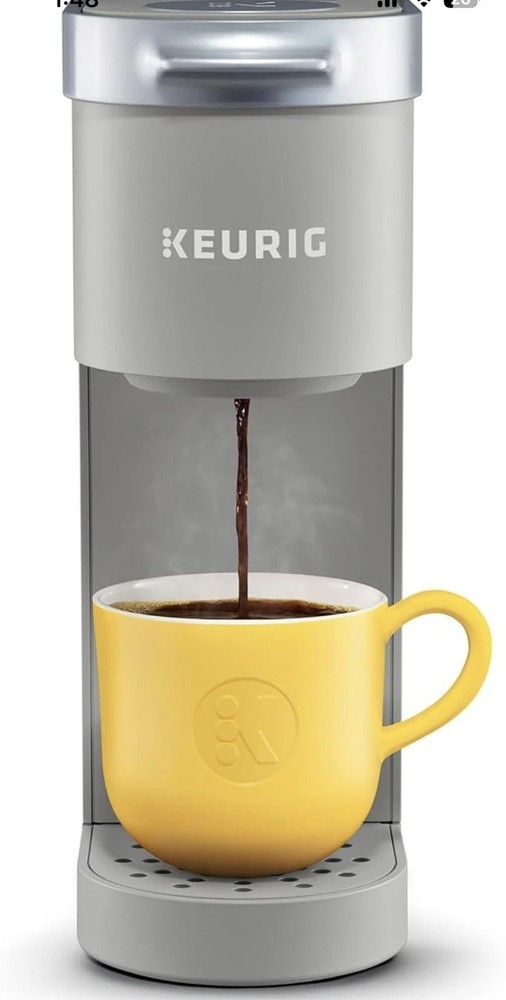 K-Mini Single Serve K-Cup Pod Coffee Maker - Grey