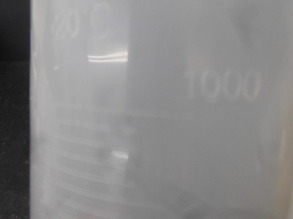 Polypropylene Graduated Cylinder 20C 1000mL