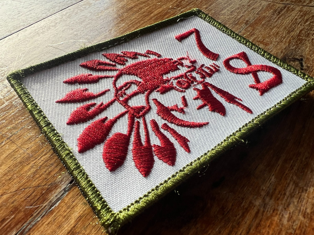 One7Six "Comanche Quads" Red/OD Green Variant Patch