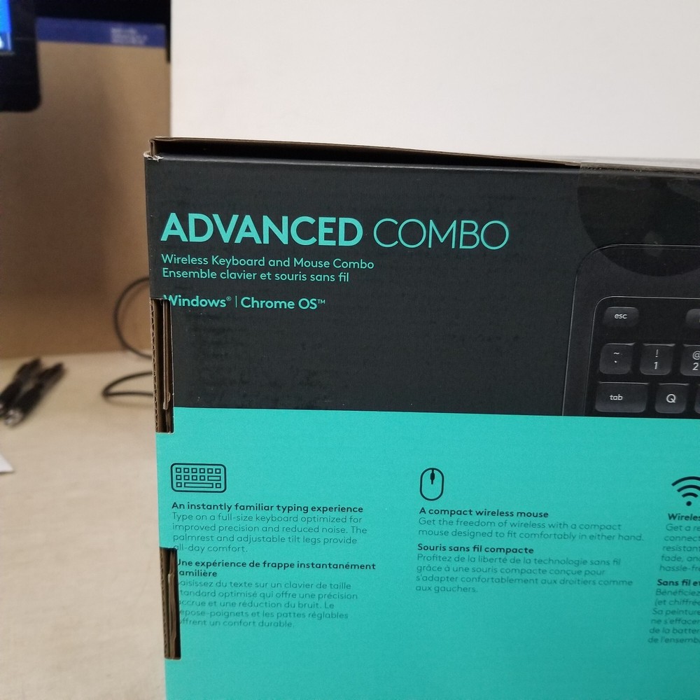 Logitech Advanced Mouse and Keyboard Combo Wireless 920-008981