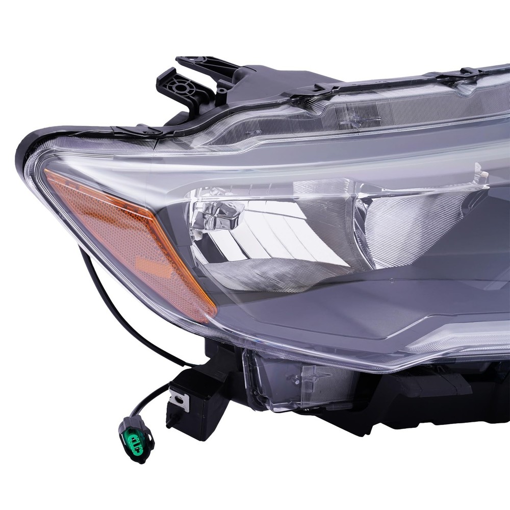 Right Front Halogen Headlight Assembly Replacement Black Housing for 17-19 Rogue