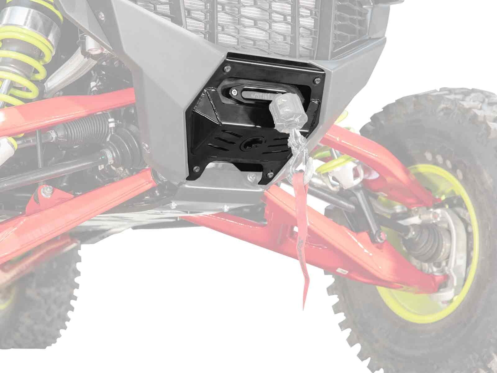 SuperATV Winch Mounting Plate for Polaris RZR Pro R / Turbo R (2022+)