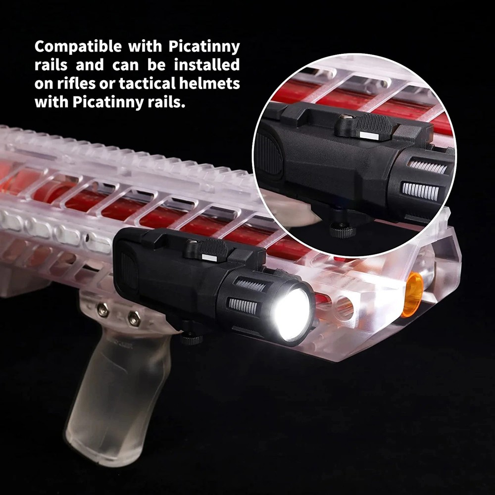 400 Lumen Tactical Flashlight Weapon Mounted Light Multifunction White LED WML