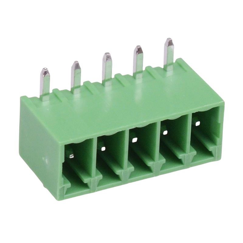 10 x 5-Way 3.5mm Horizontal PCB Header Closed Ends 8A 300V