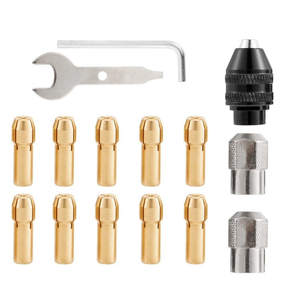 Increased Efficiency Drill Chuck Collet Set M8x0.75mm Drill Chuck DIY Projects
