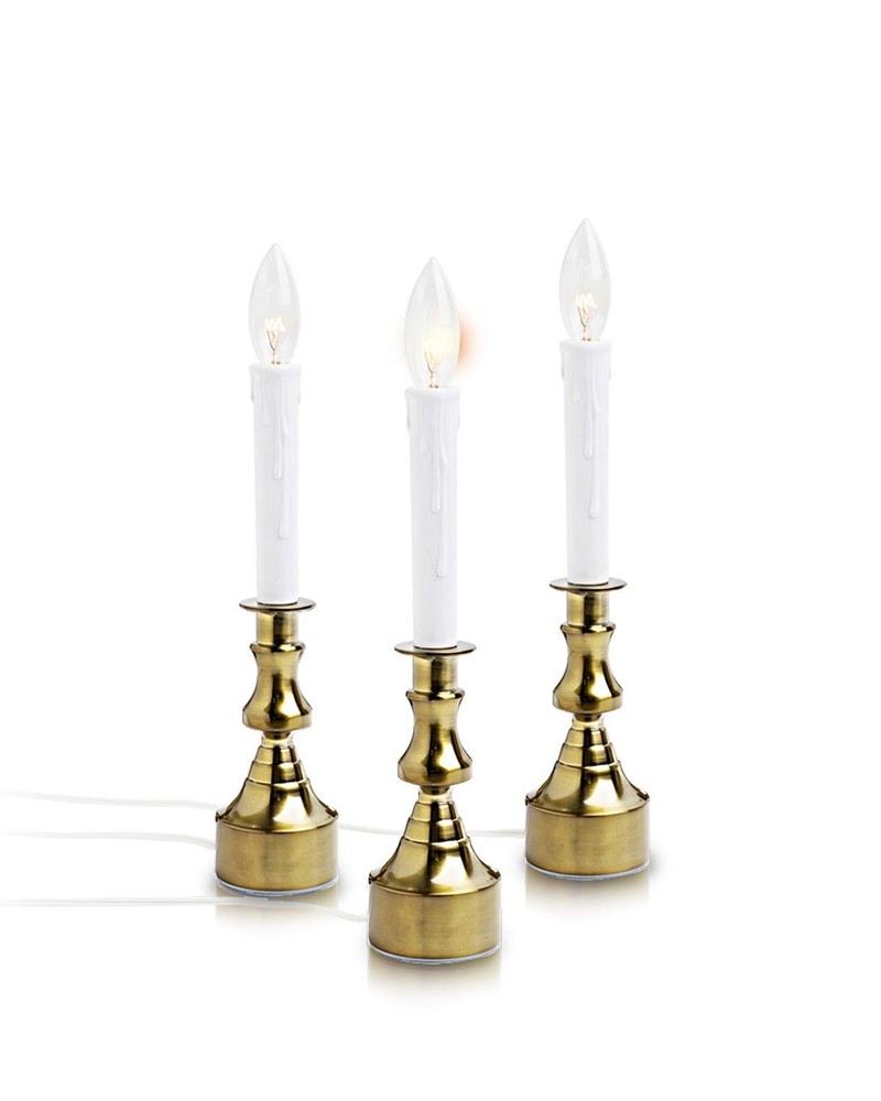 Ideal Lights Dimmable Window Candle Electric with Multi Timer IR Controller,