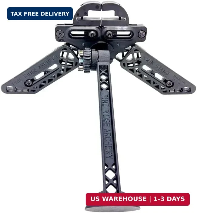 Pine Ridge - Kwik Stand Tri-Pod Bow Support - Stable Bow Stand for Compound and