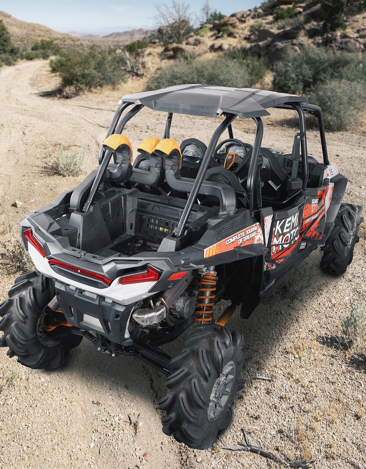 Aluminum Vented Engine Bed Cover Polaris RZR XP 1000/4 RZR XP Turbo/4 2014-2023