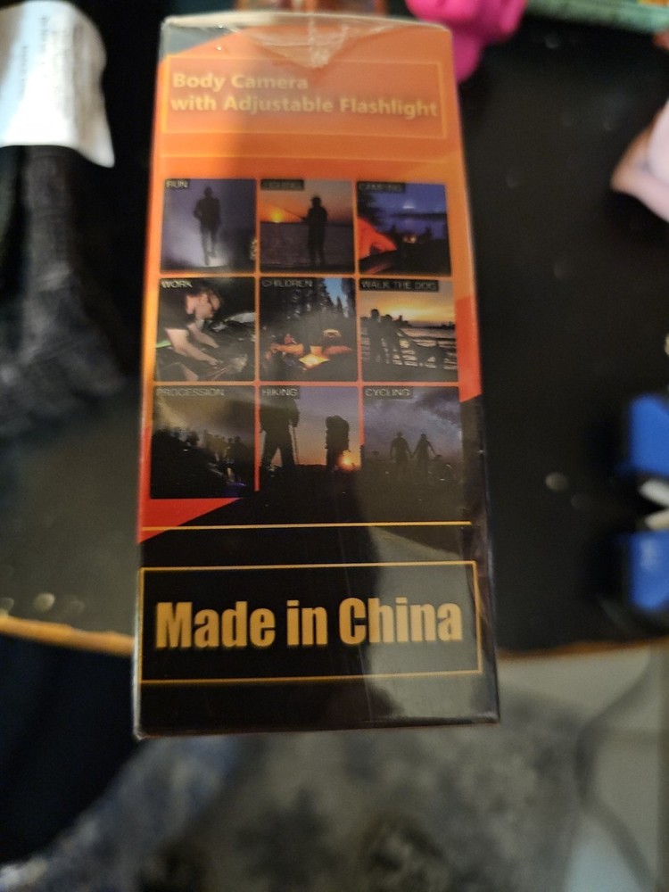 FHD Body Camera With Adjustable Led