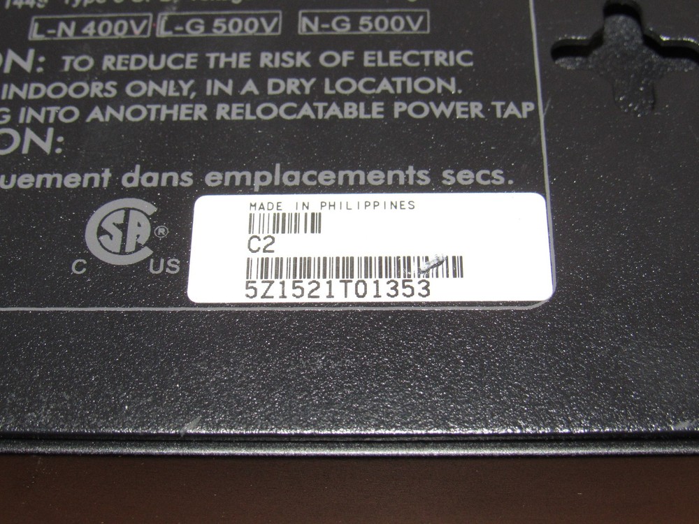 APC C2 2-Outlet Power Filter Surge Protector - Tested Working