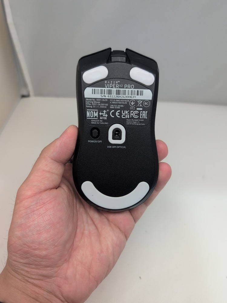 Razer Viper V2 Pro Wireless Gaming Mouse Black No Dongle Tested