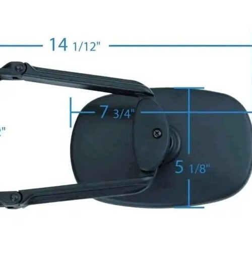 K-Source Fit System Standard Universal Clip-On Replacement Towing - Mirror Only