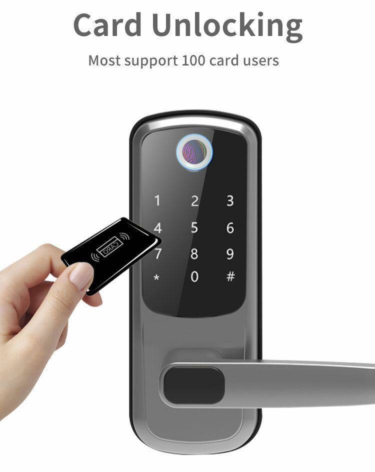 Smart Digital Door Lock, Electronic, Fingerprint, Password & Smartphone (VIDEO)