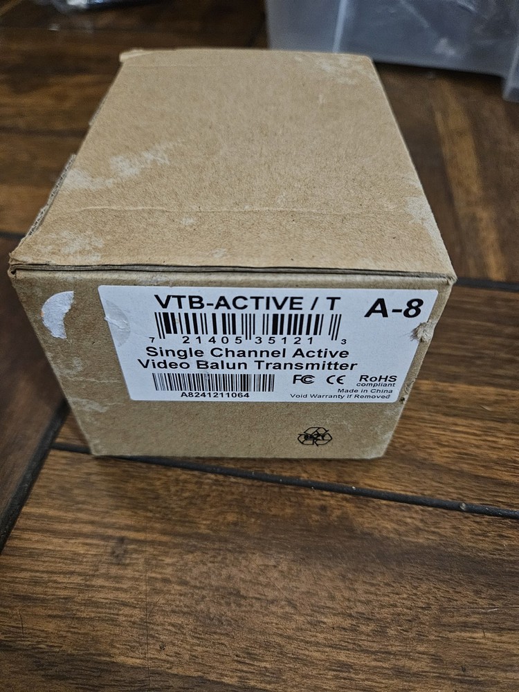 VTB-Active/T Single Channel Active Video Balun Transmitter CCTV Camera