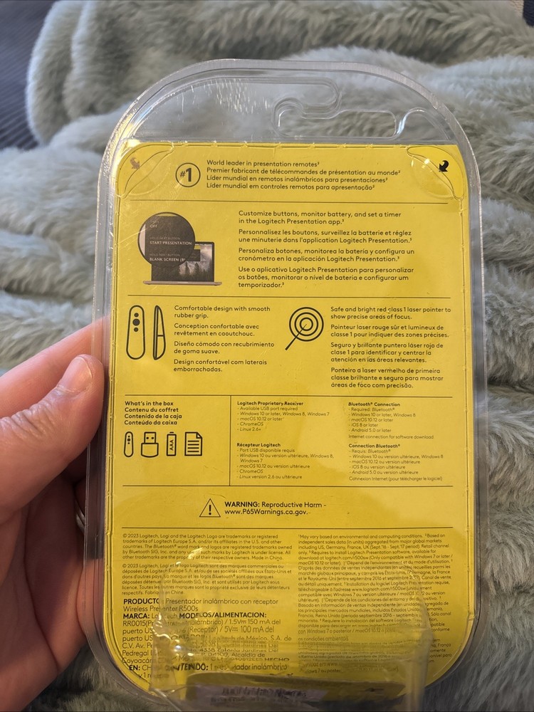 Logitech R500 Wireless Presenter Laser - Graphite