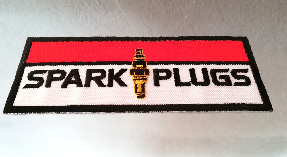 TOP patch SPARK PLUGS patch iron on racing tuning biker iron on