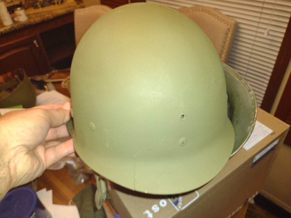 Ww2 helmet front seam fixed bale READ THE DESCRIPTION