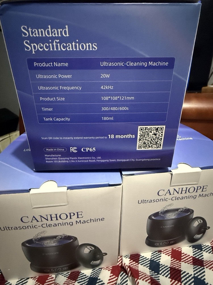 Ultrasonic Retainer Cleaner Machine Dental Cleaning