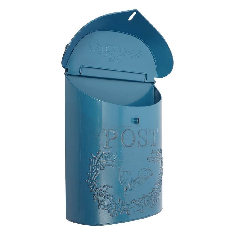 Vintage Rustic Wall Mount Mailbox Lockable Post Box Large Secure Mail Letter Box