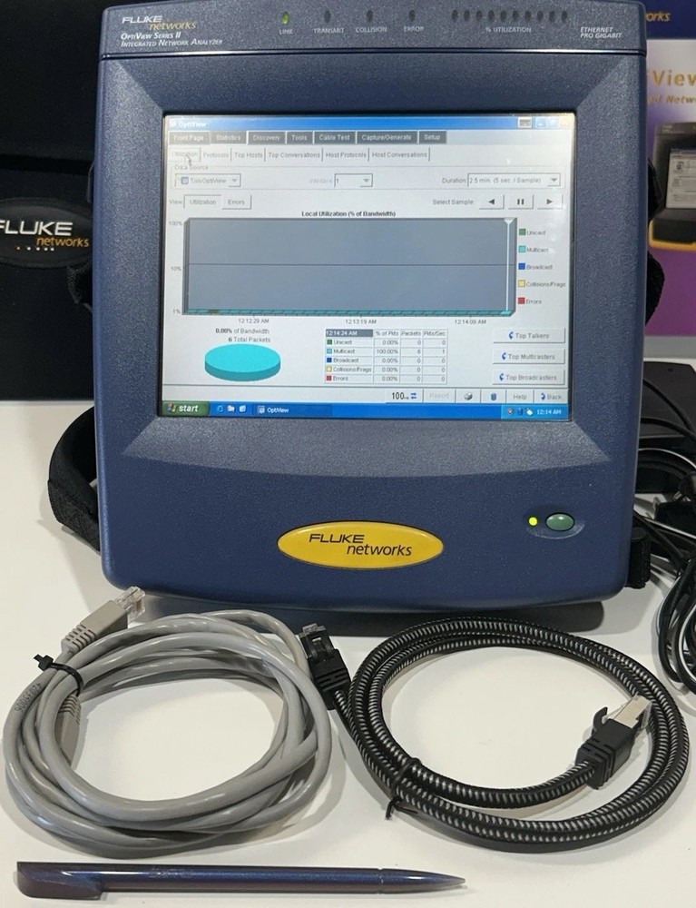 Fluke Network Optiview Series II Integrated Network Analyzer Excellent Condition