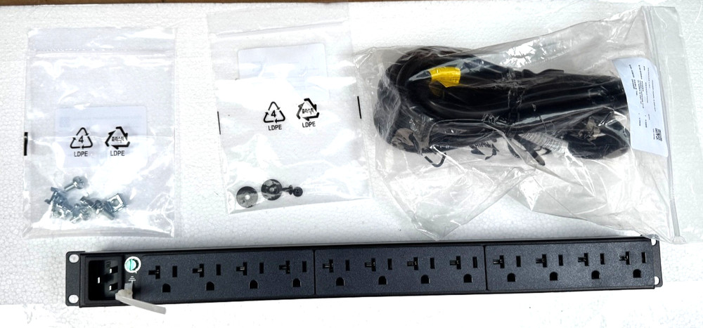 Panduit P12B19M Horizontal Basic Power Distribution Unit