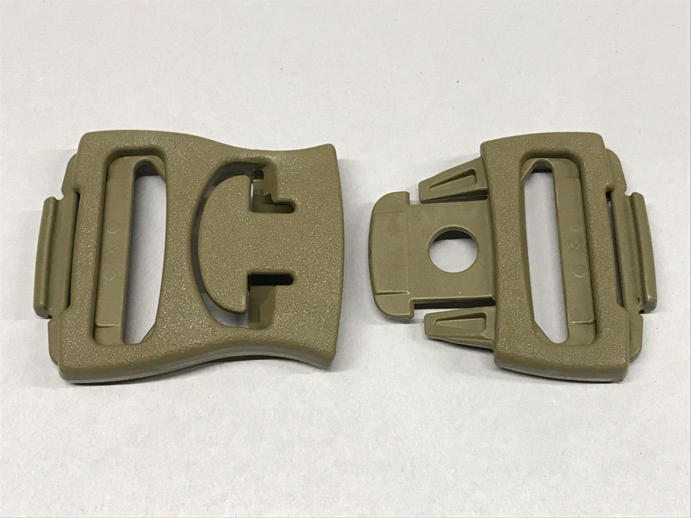 ITW Nexus Tan 499 Replacement Buckle Set for OCP Rucksack /Backpack Webbing USGI