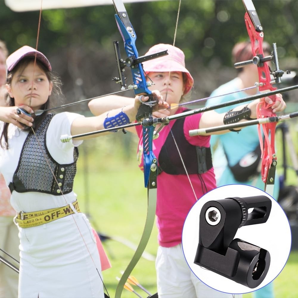 Archery Single Side Adjustable V Bar Mount,Compound Bow Quick Release Improve...