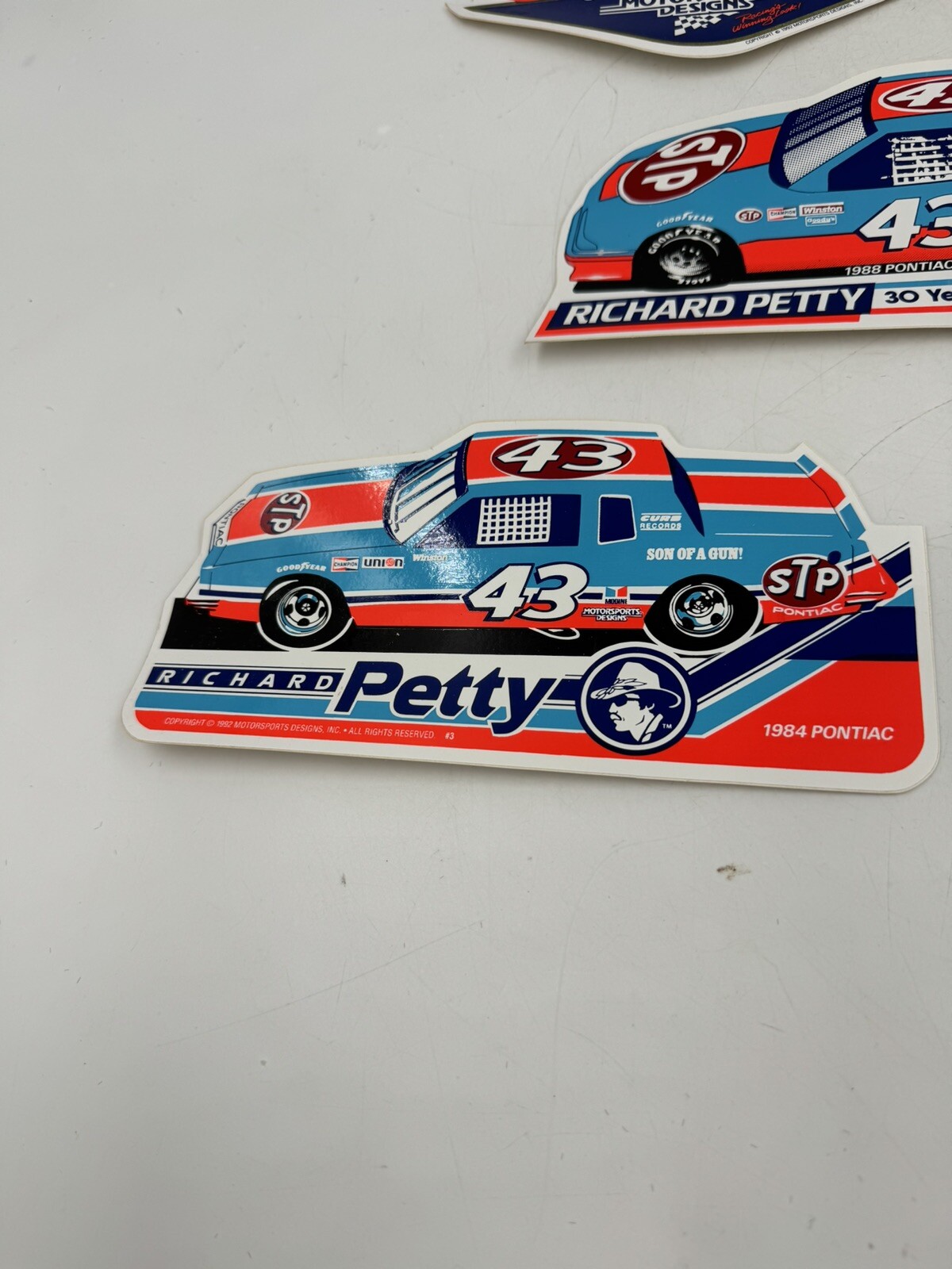 Vintage 1992 Fan Appreciation Tour Richard Petty Decal Collection Introductory