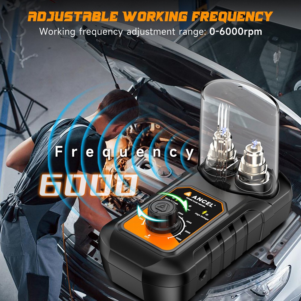ANCEL SP21 Spark Plug Tester Auto Ignition System Tester Diagnostic Test Tool