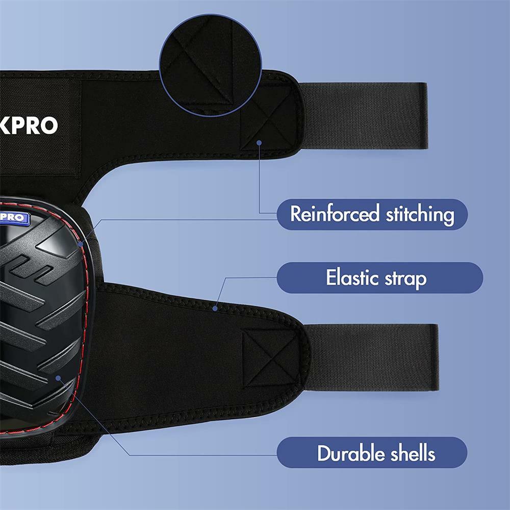 WORKPRO Knee Pads Construction For Work W/ Anti-Slip Strap Professional Kneepads