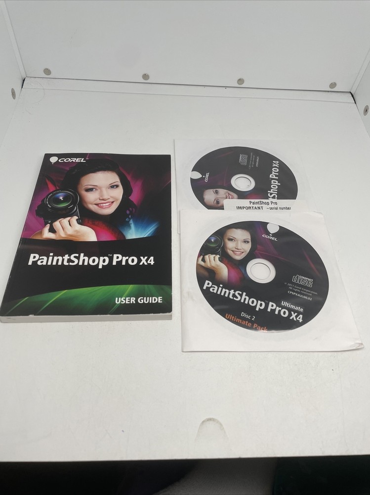 Corel Paintshop Pro X4 2 Discs User Guide Clean
