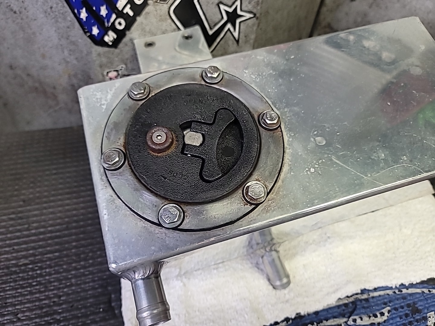 2003 2004 Ford Mustang Cobra Supercharger Coolant intercooler tank 03 04 Moroso