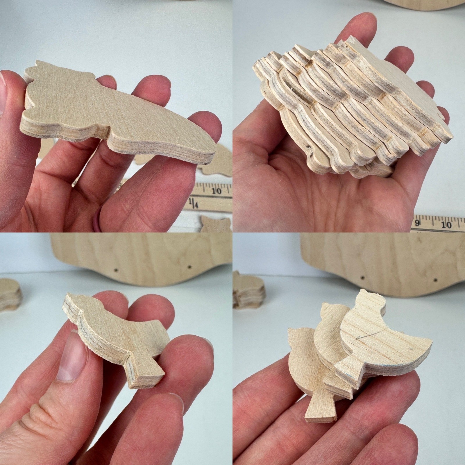 Vtg 1989 Wood Cat Bulletin Board Organizer Better Homes Garden Crafting Kit READ