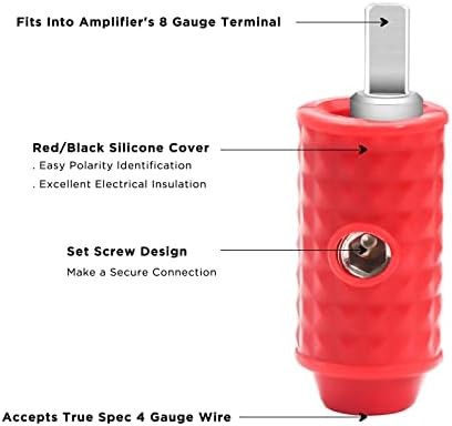 Amplifier Power/Ground Wire Gauge Reducer