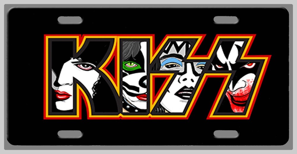 L@@K! KISS  - Car Vanity Tag  - License Plate