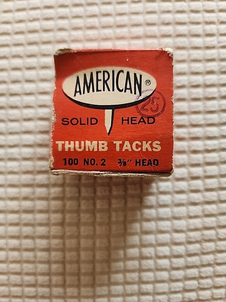 American Solid Head Thumb Tacks