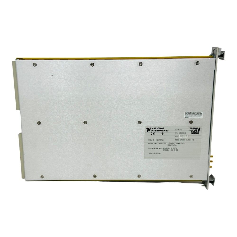 NATIONAL INSTRUMENTS 183345D-03 VXIBus C-SIZE MODULE S/N b11bad