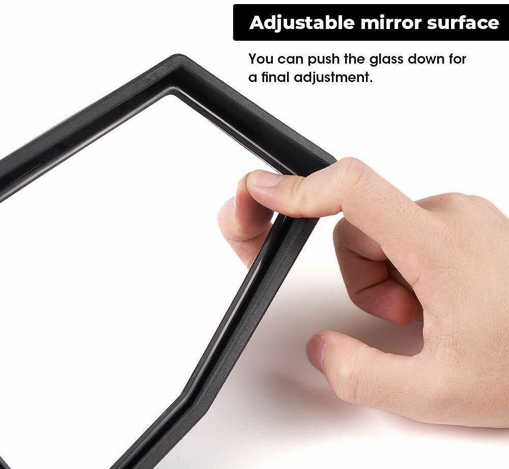 1.75''-2" UTV Side Mirrors Foldable Adjustable for Polaris RZR S 800 900 XP 1000