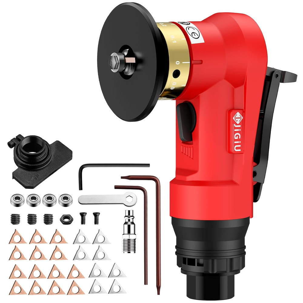 Upgraded Air Chamfer Tool with Straight Guide Plate Mini Pneumatic Chamfering Ma