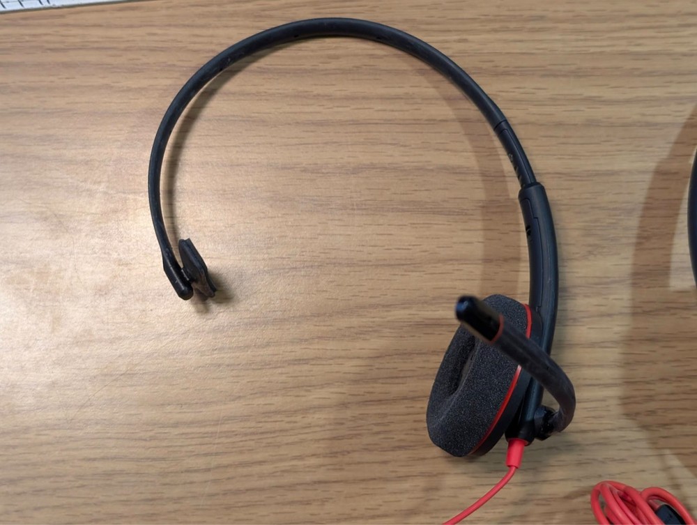 4 PACK! Plantronics Blackwire C3210 Wired Single Ear Headset USB-A Microphone
