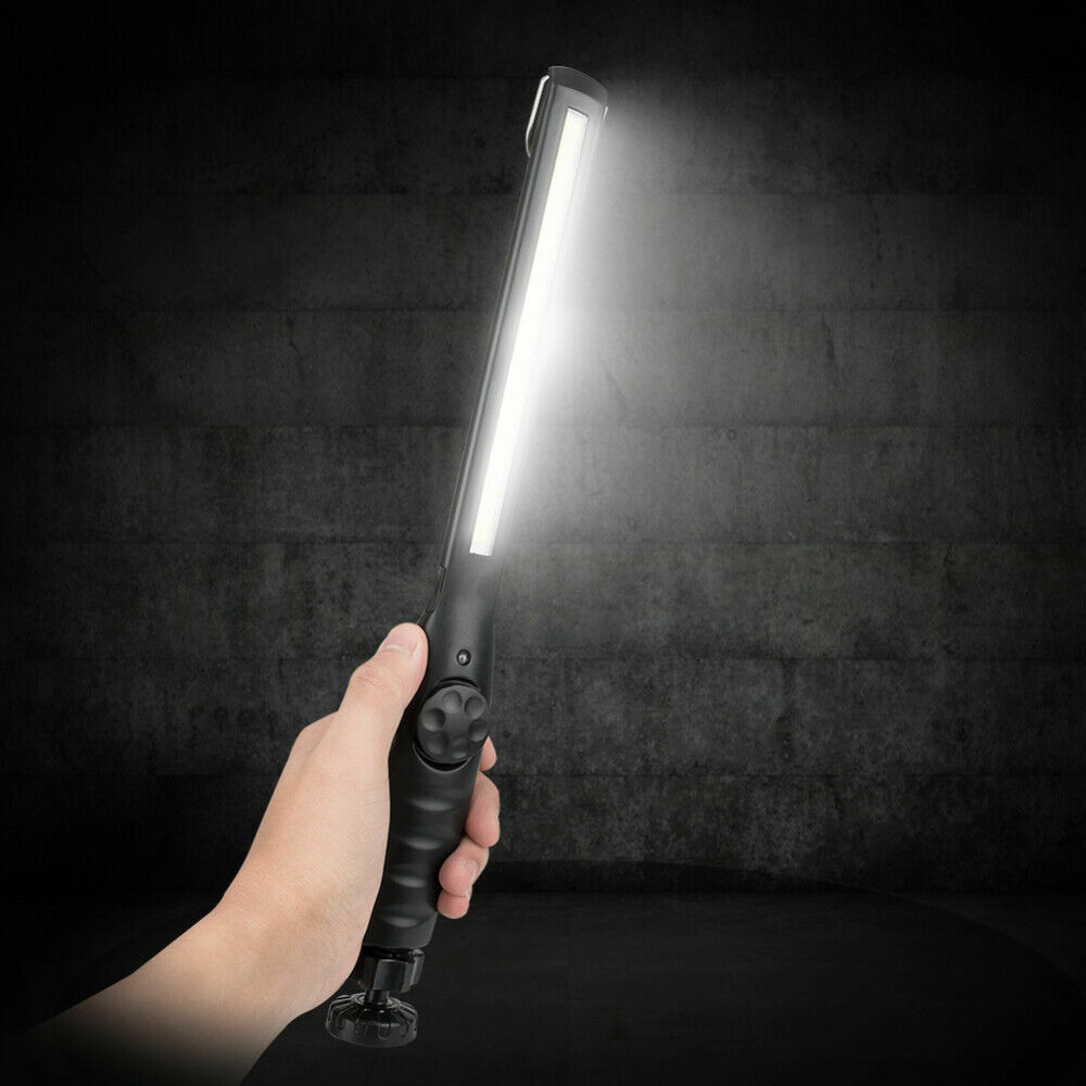 2pcs USB Rechargeable COB LED Slim Work Light Lamp Flashlight Magnetic Inspect