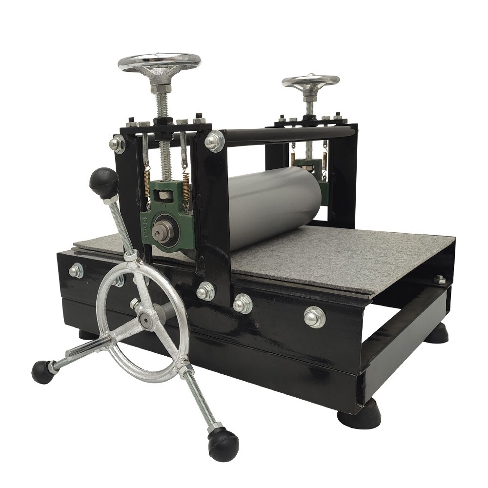 1 PC Black Slab Roller Printmaking Machine Portable Tabletop 50*30cm