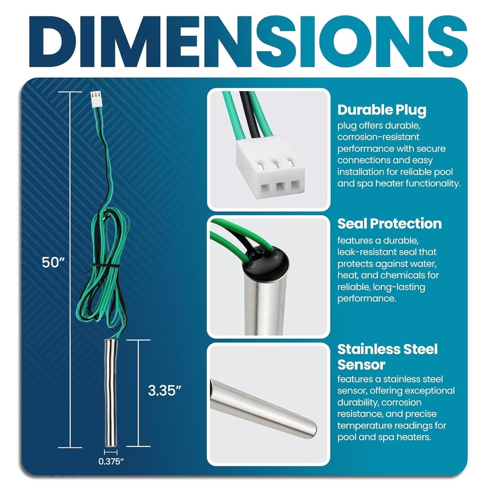 Pool Heater Temperature Sensor Replacement