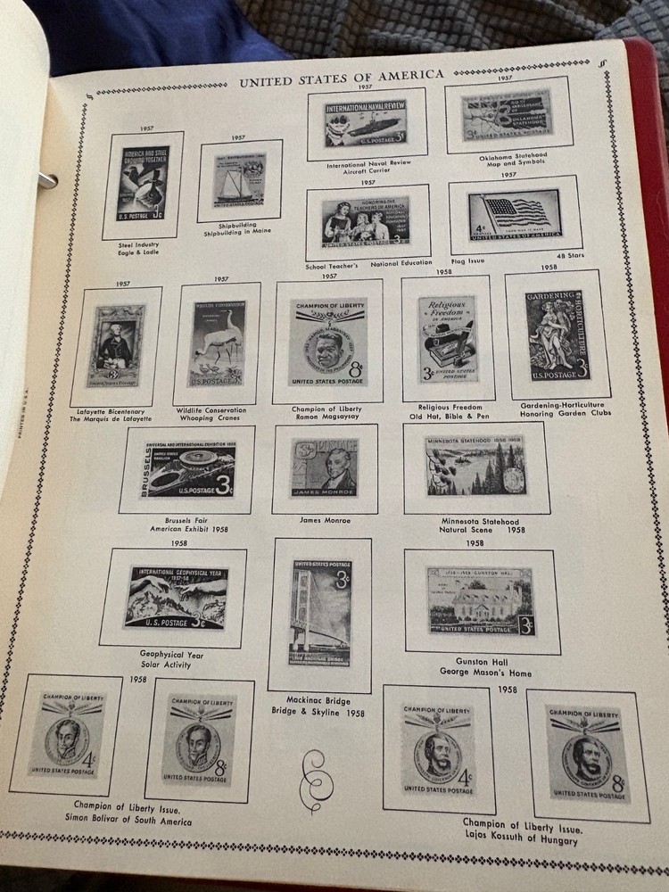 Vintage - Whitman United States of America Stamps Album - 1847-1966-collector