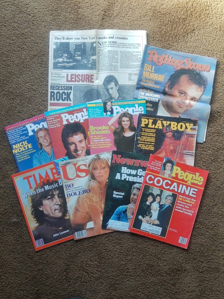 Bruce Springsteen Articles, Various Publications