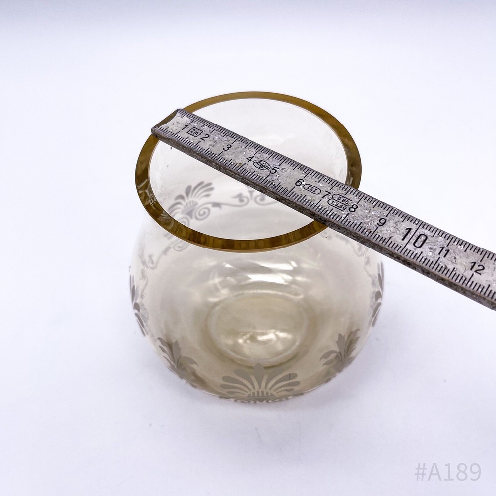 Vintage Glass Patterned Lantern | 11.5cm Height