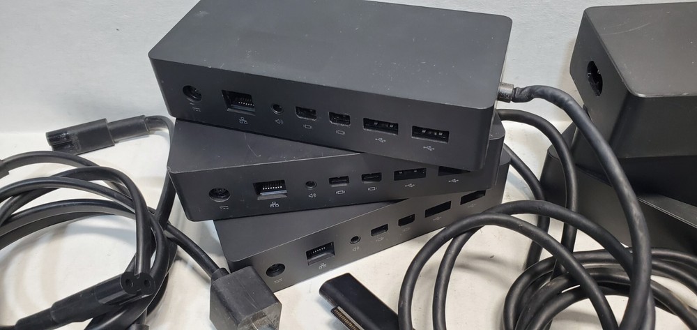 lot 3 Microsoft Docking Station 1661 for Surface Pro 3 4 Surface Dock & AC