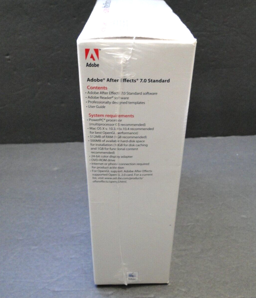 Adobe After Effects 7.0 Standard - Macintosh