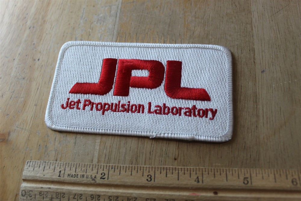 JPL JET PROPULSION LABORATORY SPACE PATCH WHITE PATCH